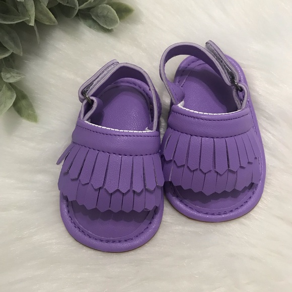 Other - Adjustable fringe sandals